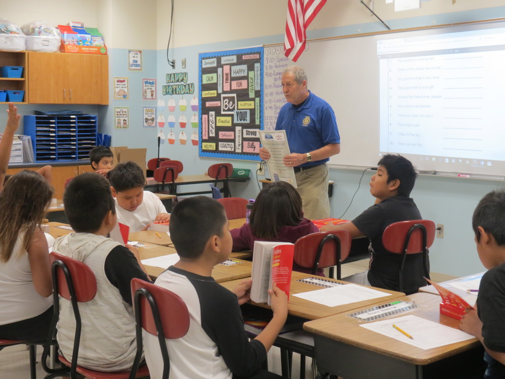 Third Graders Receive Personal Dictionaries
