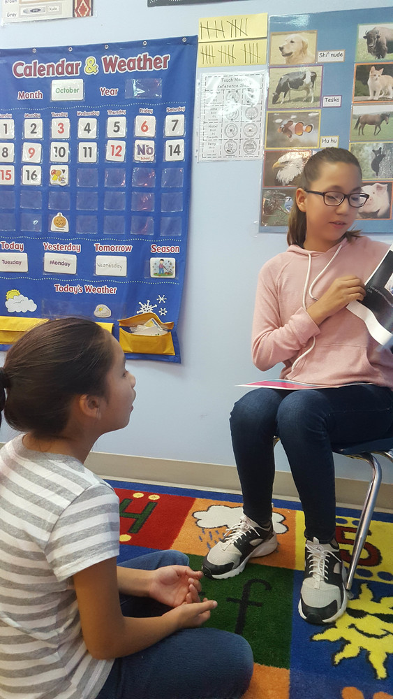 Elementary and Middle School Students Collaborate to Create Stories
