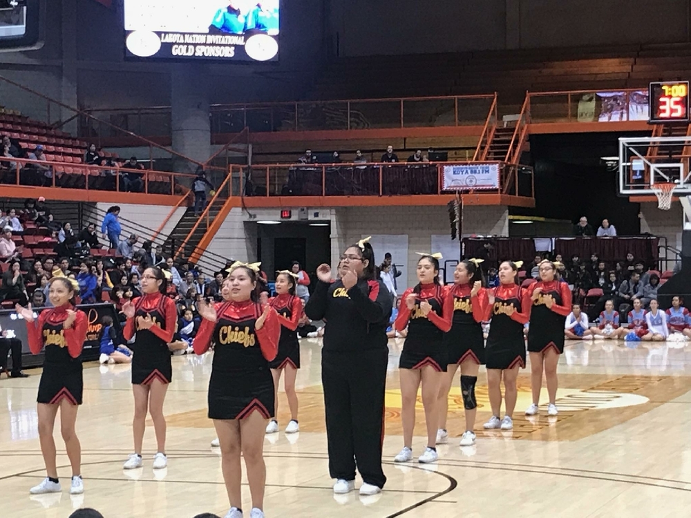 UNPS Cheer team claims 4th in competition